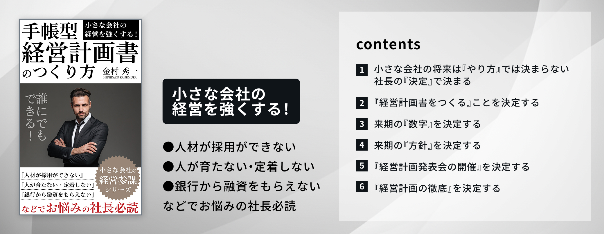 手帳型経営計画書のつくり方