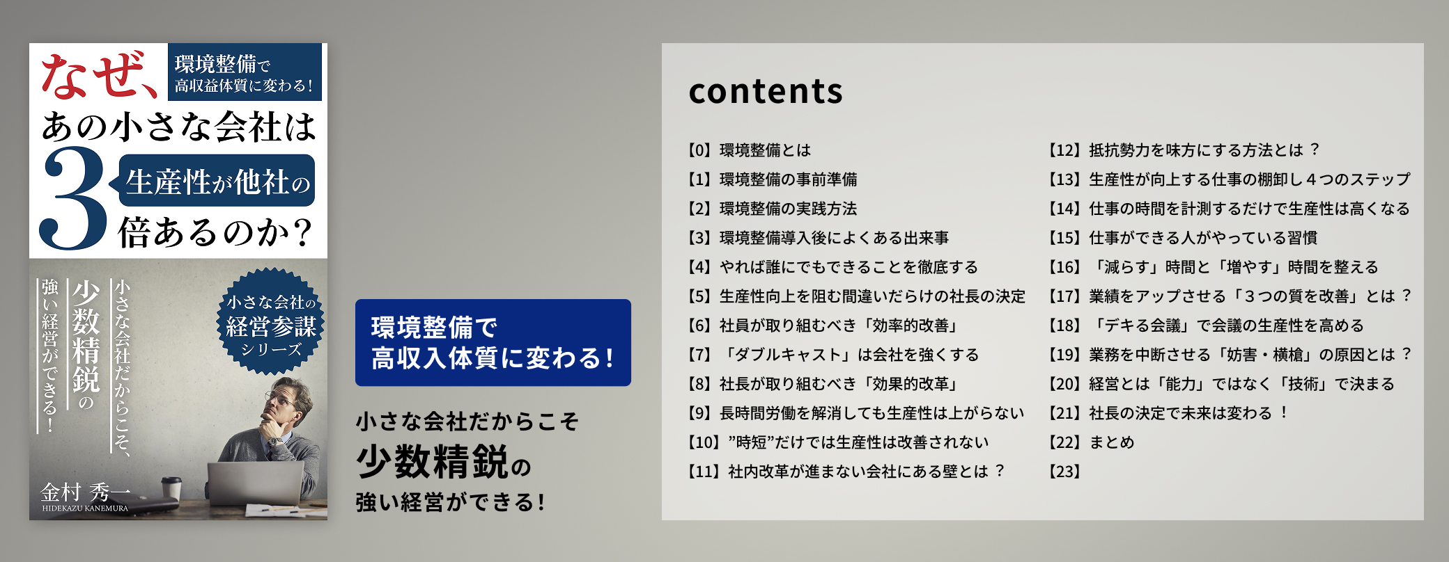 なぜ、あの小さな会社は生産性が他社の3倍あるのか？