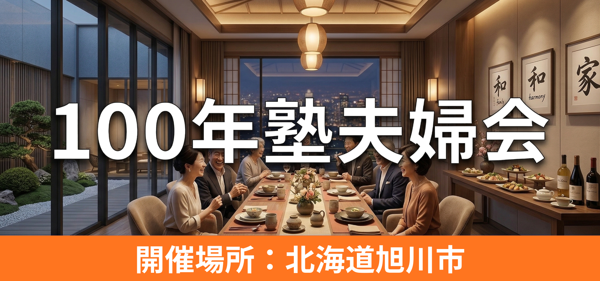 【塾生限定】100年塾夫婦会@旭川